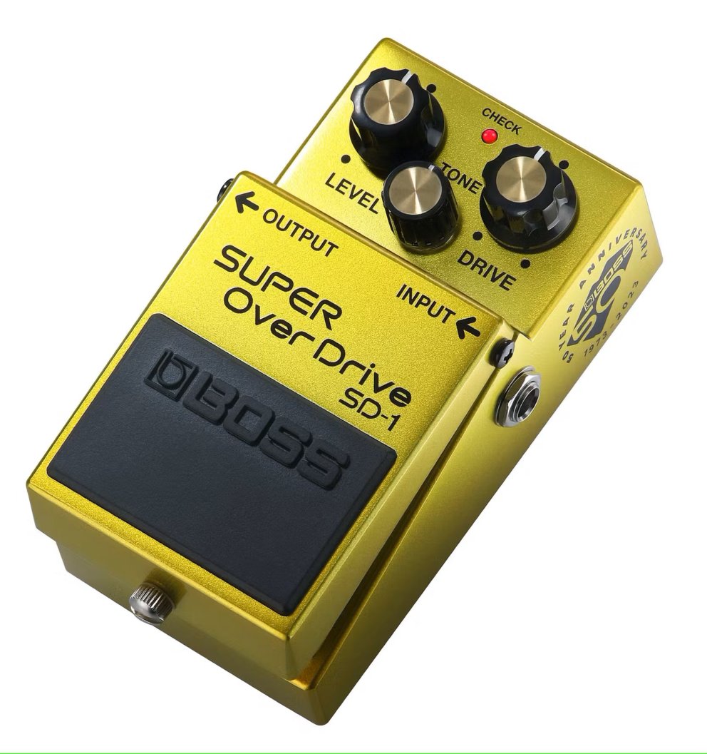 Boss SD-1 Super Overdrive 50th Anniversary | Hljóðfærahúsið