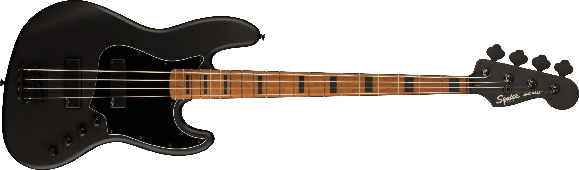 Squier Cont Act Jazz Bass FSR Flat Black Hljo faerahusi