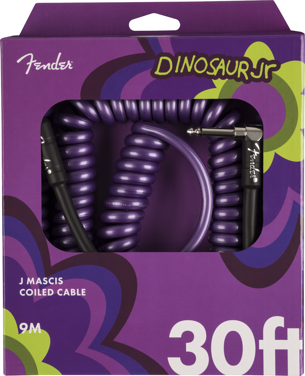 Fender J Mascis Coil Cable 30ft Purple