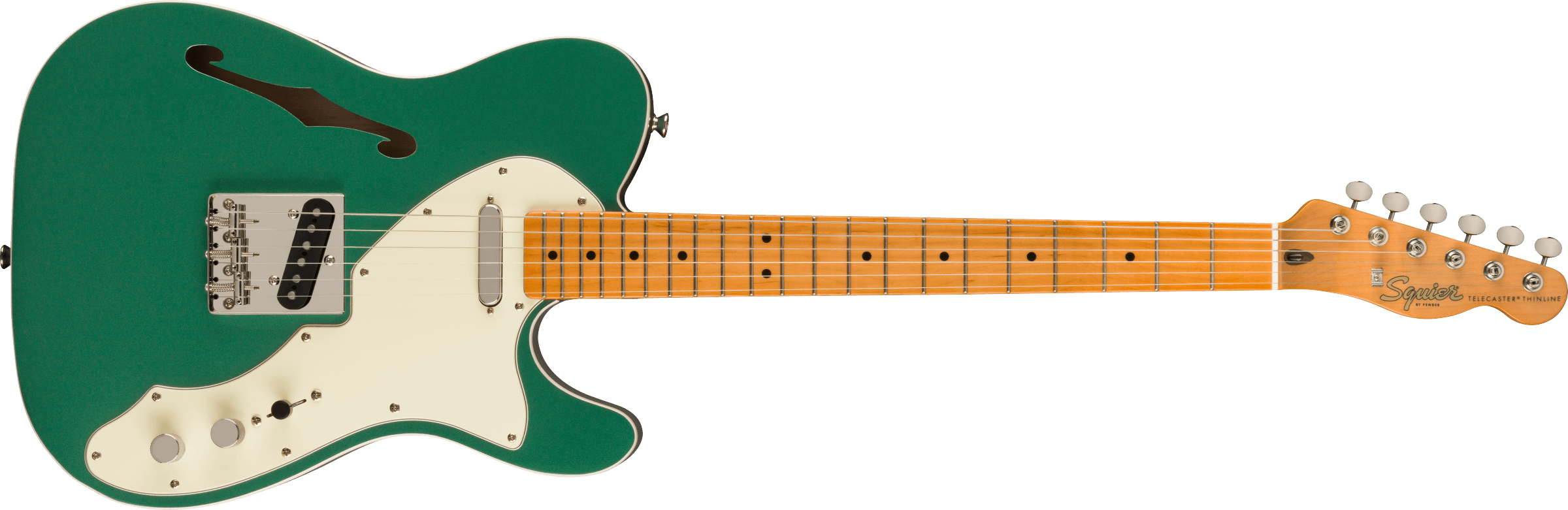 Squier CV 60's Tele Thinline Sherwood Green