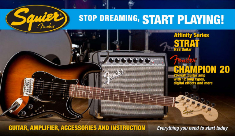 Strat Pack HSS w/Champ 20 BSB