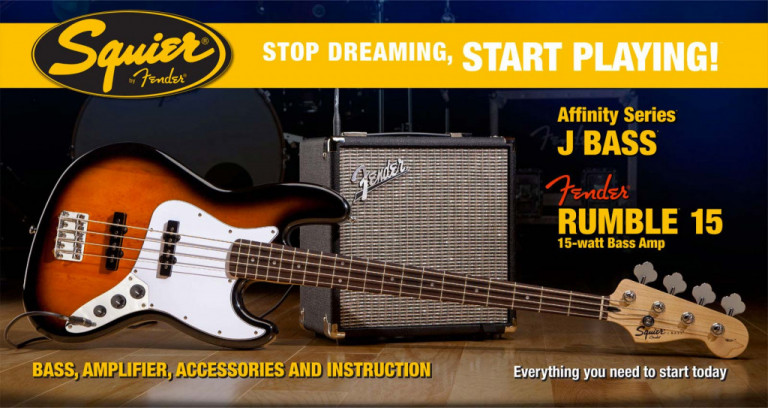 FENDER STARTPLAYING J BASS BSB